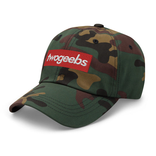 twogeebs Box Logo Dad Hat