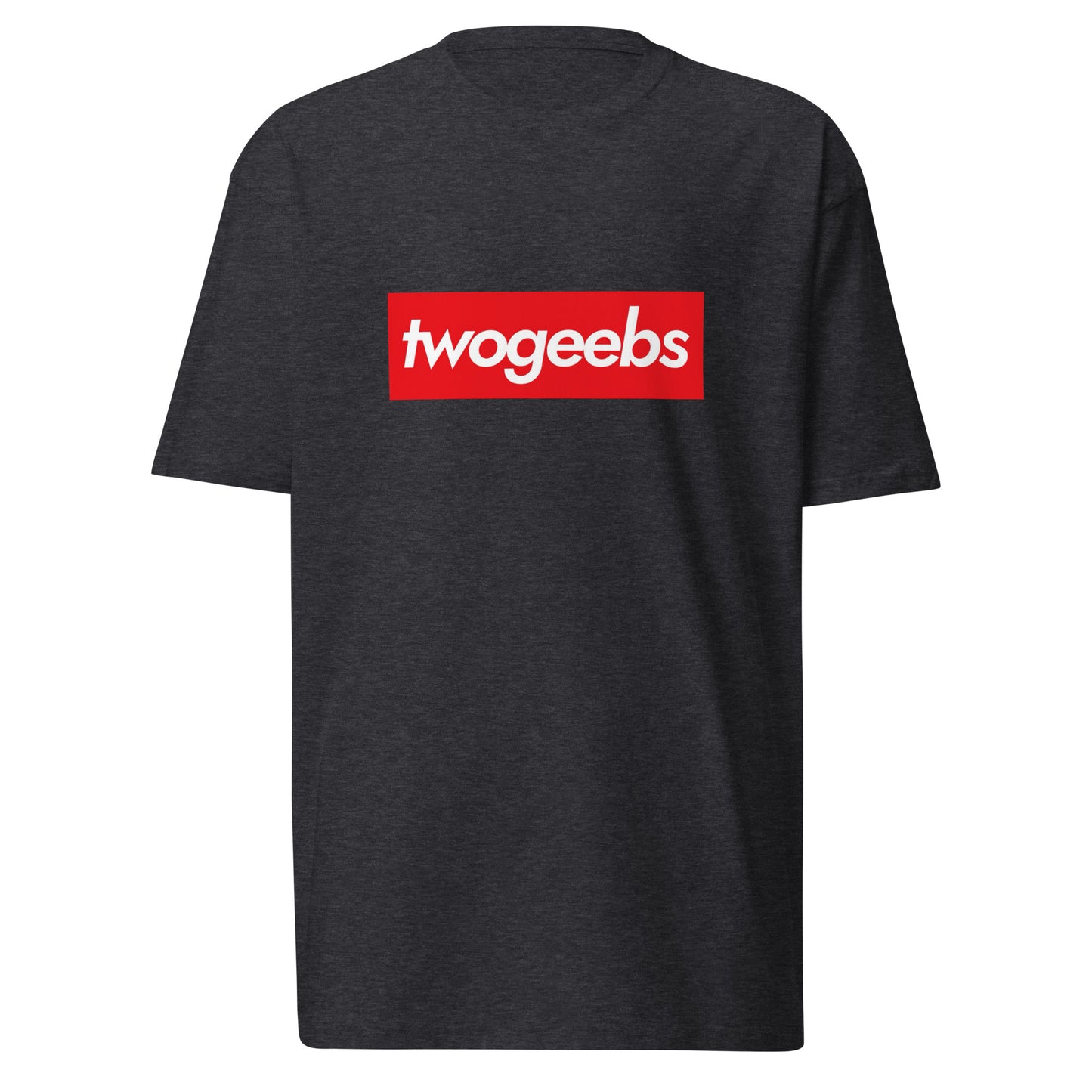 twogeebs box logo premium heavyweight tee